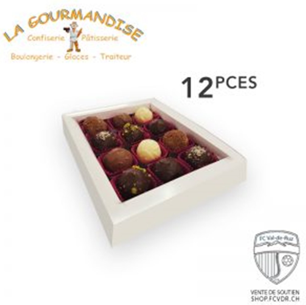 Boîte de truffes 12 pièces